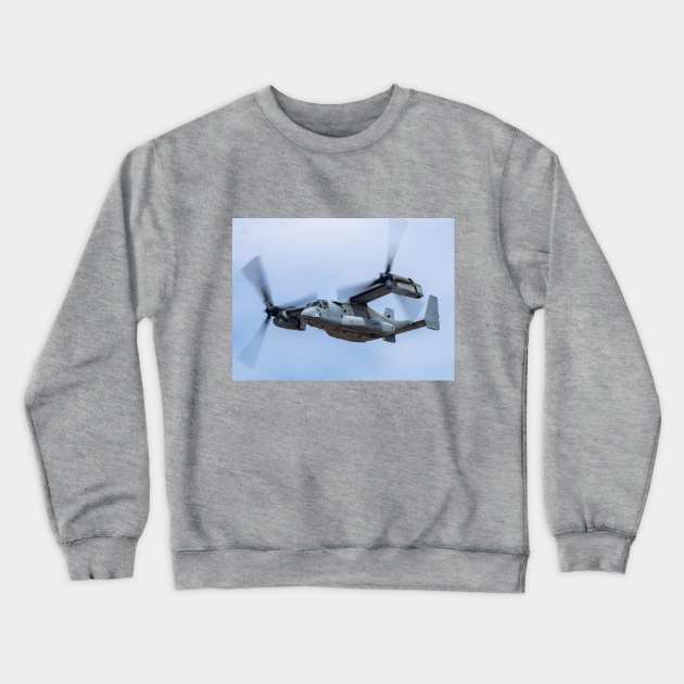 USMC MV-22 Osprey Fast Flyby Crewneck Sweatshirt by acefox1